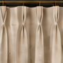 Pinch pleat header